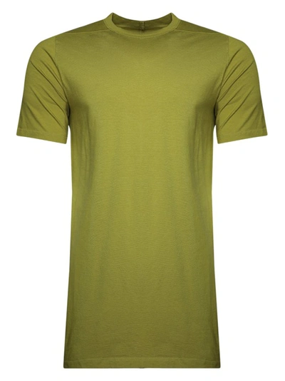 Rick Owens Level T-shirt In Yellow
