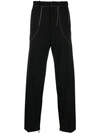 Off-white Stitch Tailor Trousers In Black