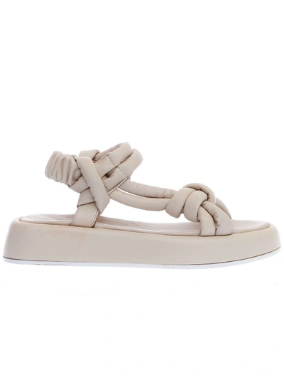 Strategia Butter Soft Leather Sandal In Neutrals