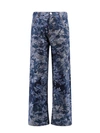 ETRO COTTON JEANS WITH ALL-OVER FLORAL MOTIF