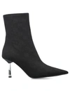 MISBHV SASHA MONOGRAM ANKLE BOOT