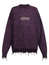 VETEMENTS AFTERLIFE DESTROYED KNITTED SWEATER