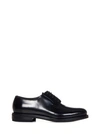 Givenchy Black Leather Lace-up Shoes In Black