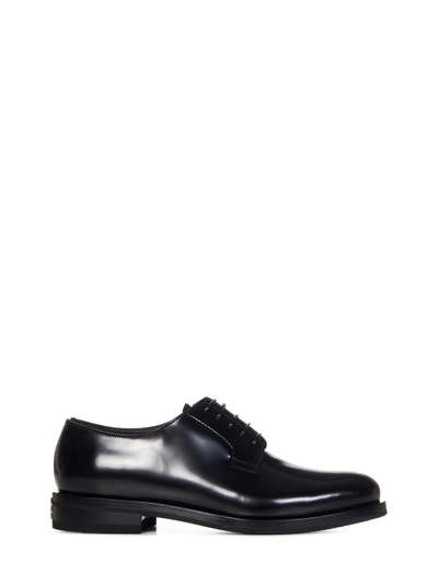Givenchy Black Leather Lace-up Shoes
