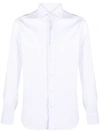 Barba Napoli Slim-cut Shirt In White