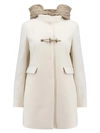 Fay Coat In White