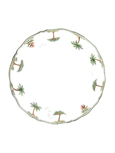 Zdg La Savane Dinner Plate, Set Of Two In White