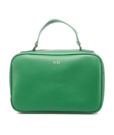 N°21 Bauletto Leather Shoulder Bag In Green