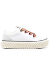 Lanvin Curbies Platform Low-top Sneakers In White