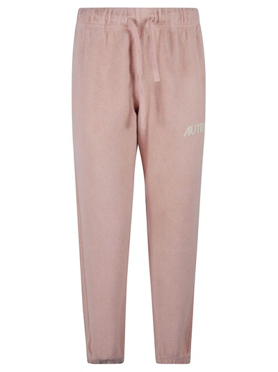 Autry Tapered-leg Cotton Trousers In Pink