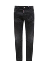 DSQUARED2 DENIM JEANS WITH DESTROYED EFFECT
