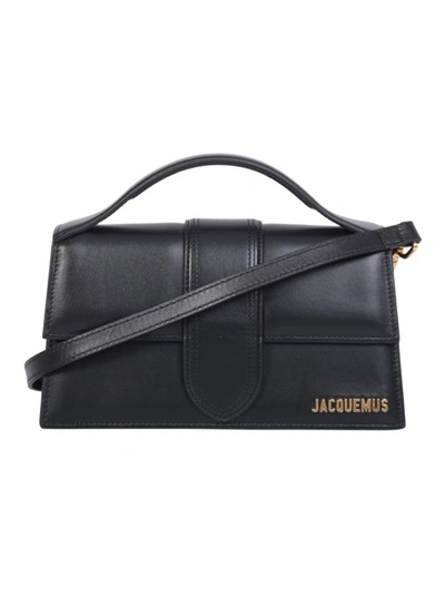 Jacquemus Black Leather Shoulder Bag