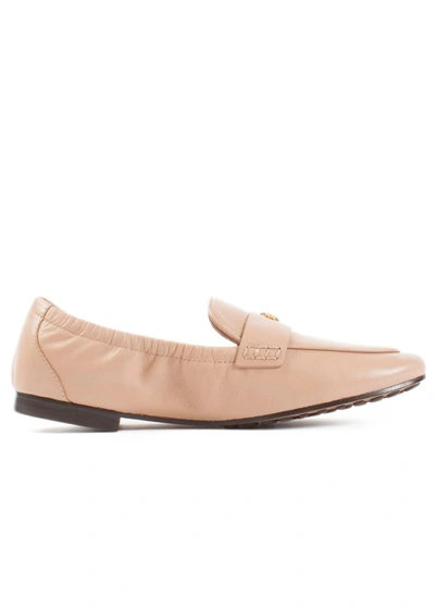 Tory Burch Ballet Leather Loafer In Neutrals