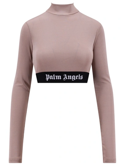 PALM ANGELS STRETCH JERSEY TOP