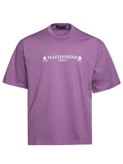 Mastermind Japan Logo And Skull T-shirt In Purple