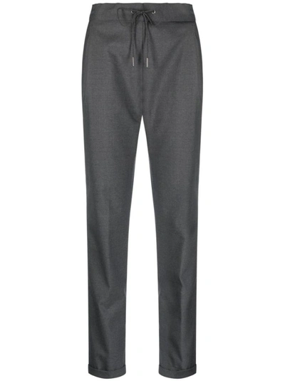 Fabiana Filippi Cropped Mid-rise Trousers In Grey