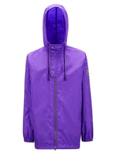 Moncler X Alicia Keys Soho Hooded Jacket In Purple