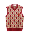 ETRO WOOL VEST WITH EMBROIDERED PEGASO LOGO