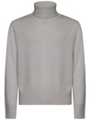 Herno Resort Turtleneck Sweater In Grey