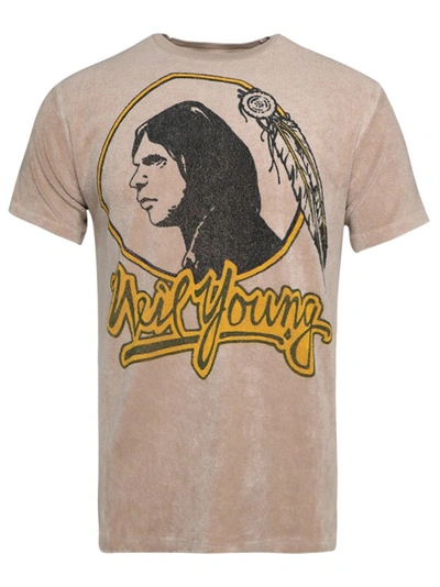 Madeworn Neil Young T-shirt In Brown
