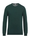 R3d Wöôd Man Sweater Dark Green Size L Viscose, Polyamide, Wool, Cashmere