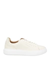 Buscemi Woman Sneakers Ivory Size 12 Soft Leather In White