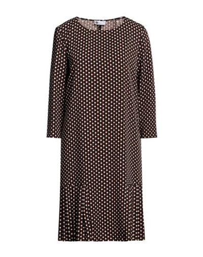 Diana Gallesi Woman Mini Dress Black Size 12 Polyester, Elastane