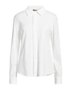 Max Mara Studio Woman Shirt White Size M Cotton, Elastane