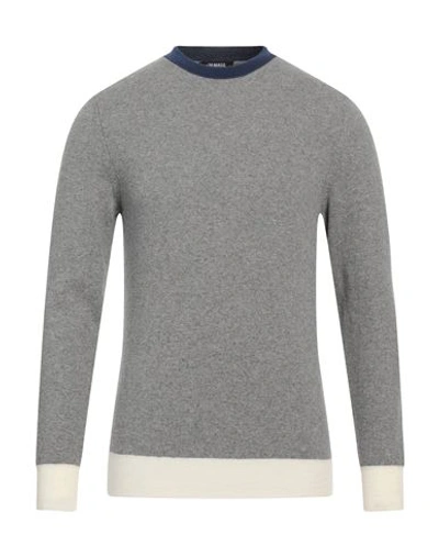 +39 Masq Man Sweater Grey Size 36 Wool