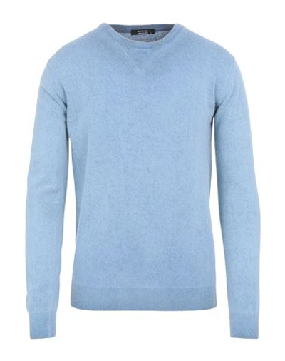 Bomboogie Man Sweater Light Blue Size M Wool, Polyamide