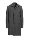 ELEVENTY ELEVENTY MAN COAT GREY SIZE 48 WOOL, POLYESTER, POLYURETHANE