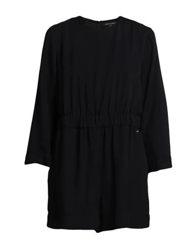 Armani Exchange Woman Jumpsuit Black Size 12 Viscose