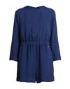 Armani Exchange Woman Jumpsuit Blue Size 10 Viscose