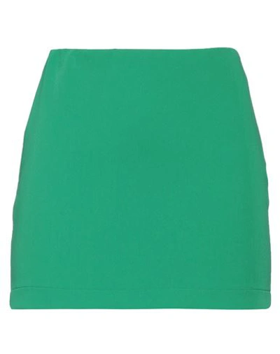 Patrizia Pepe Woman Mini Skirt Green Size 2 Polyester, Viscose, Elastane