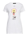 Frankie Morello Woman T-shirt White Size Xl Cotton In White