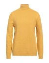 Avignon Man Turtleneck Yellow Size Xxl Wool, Polyamide