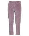 Pt Torino Man Pants Light Purple Size 32 Cotton, Lyocell, Elastane