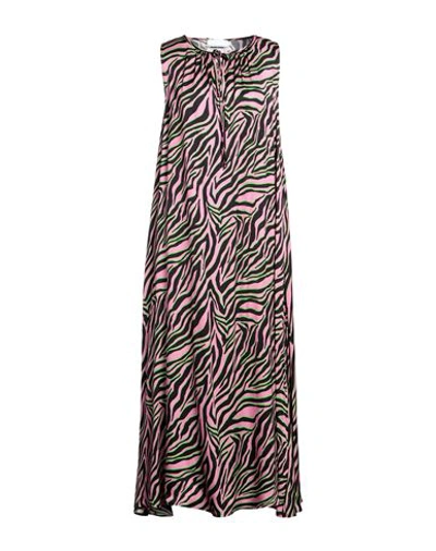 Brand Unique Woman Maxi Dress Pink Size 1 Viscose, Silk