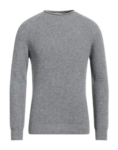 Irish Crone Man Sweater Grey Size Xxl Virgin Wool
