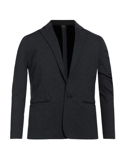 Hōsio Man Blazer Midnight Blue Size 36 Viscose, Polyamide, Elastane