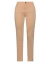 Diana Gallesi Woman Pants Sand Size 12 Cotton, Elastane In Beige