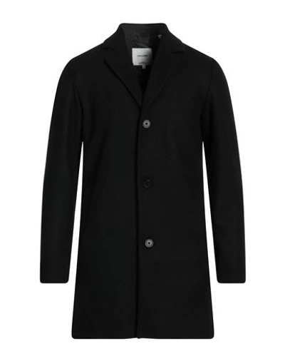 Jack & Jones Man Coat Black Size Xxl Polyester, Wool, Acrylic, Polyamide, Viscose