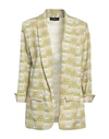 Angela Mele Milano Woman Blazer Acid Green Size Xs Viscose, Polyester, Elastane