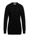 Become Man Sweater Black Size 44 Polyacrylic, Polyurethane In Black