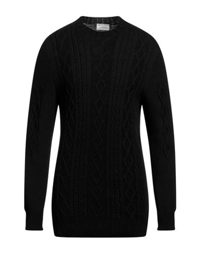 BECOME BECOME MAN SWEATER BLACK SIZE 44 ACRYLIC, POLYESTER