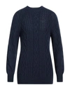 Become Man Sweater Navy Blue Size 42 Acrylic, Polyester