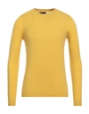 Roberto Collina Man Sweater Yellow Size 38 Cashmere