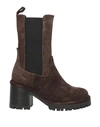 Paola Ferri Woman Ankle Boots Steel Grey Size 11 Soft Leather