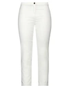 Diana Gallesi Woman Pants White Size 14 Cotton, Elastane