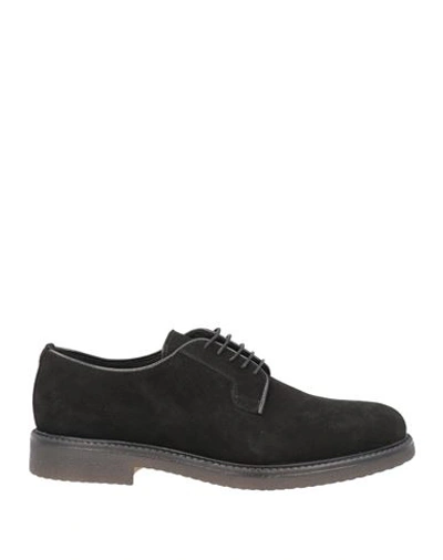 Paul Martin's Man Lace-up Shoes Black Size 7 Leather